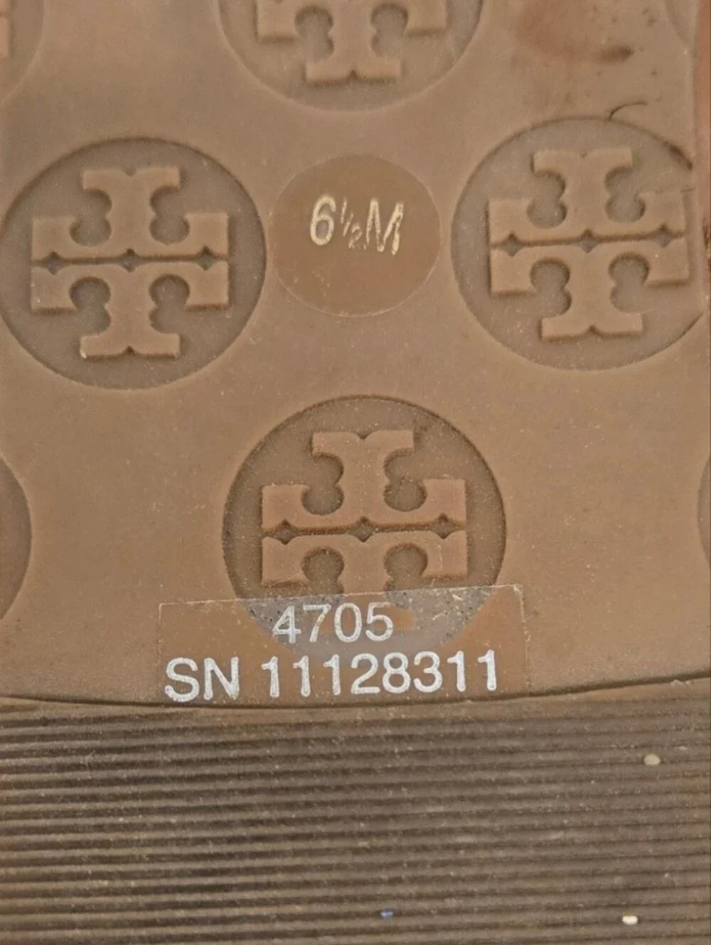 NEW Tory Burch Regan Leather Thong Sandals SZ 6.5 M